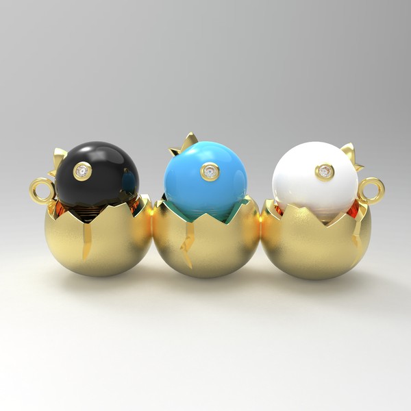 【限定100個】PIYOPIYOPIYO Pendant #1/100