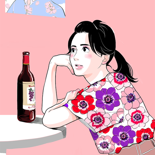 東村アキコ描き下ろしフルカラーイラスト+レイヤー分けデータ付き　（恋慕う） #18/20