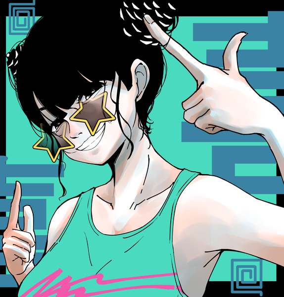 ツインテールお団子ヘアの女の子です Cdジャケット風イラストとして制作しました 背景 白 Ver です