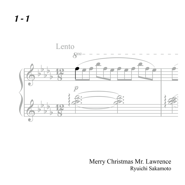 1-1 "Merry Christmas Mr. Lawrence" Ryuichi Sakamoto 坂本 龍一