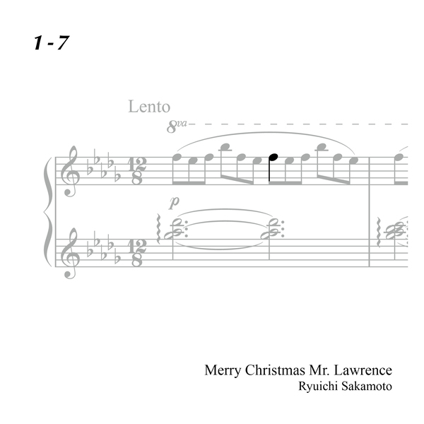 1-7 "Merry Christmas Mr. Lawrence" Ryuichi Sakamoto 坂本 龍一