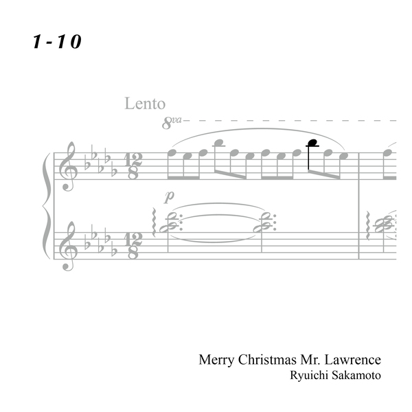 1-10 "Merry Christmas Mr. Lawrence" Ryuichi Sakamoto 坂本 龍一