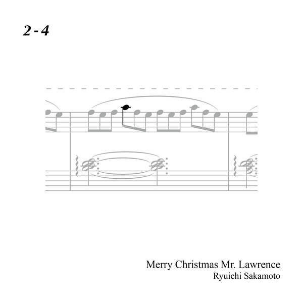 2-4 "Merry Christmas Mr. Lawrence" Ryuichi Sakamoto 坂本 龍一