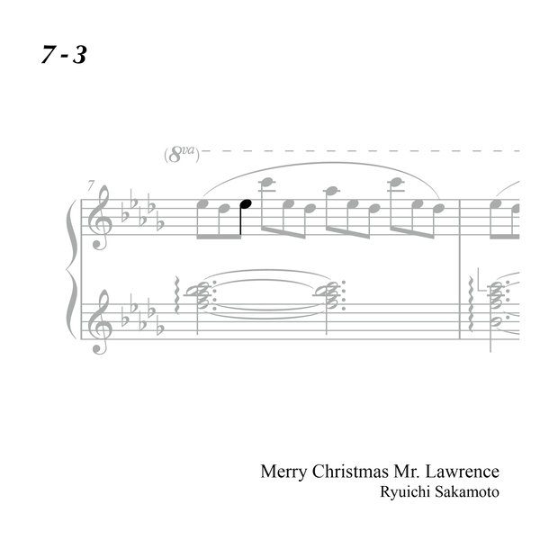 7-3 "Merry Christmas Mr. Lawrence" Ryuichi Sakamoto 坂本 龍一
