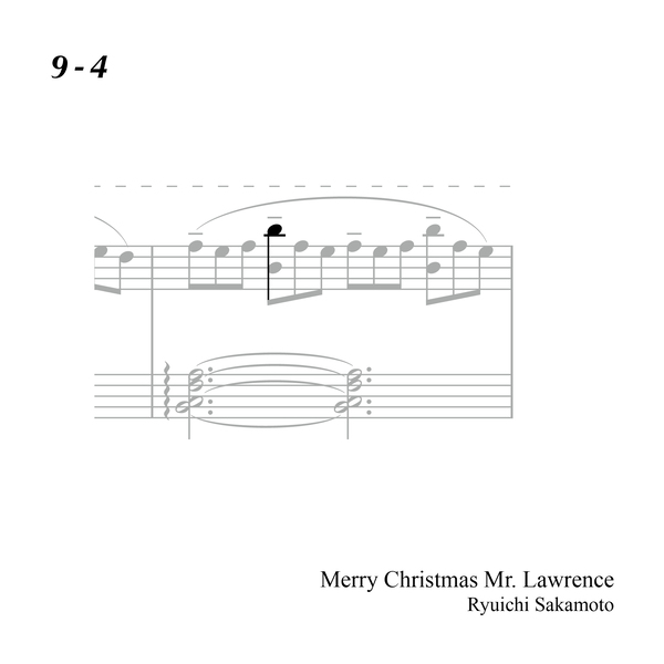 9-4 "Merry Christmas Mr. Lawrence" Ryuichi Sakamoto 坂本 龍一
