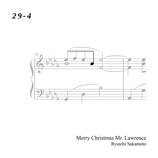 29-4 "Merry Christmas Mr. Lawrence" Ryuichi Sakamoto 坂本 龍一