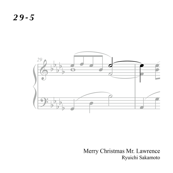 29-5 "Merry Christmas Mr. Lawrence" Ryuichi Sakamoto 坂本 龍一