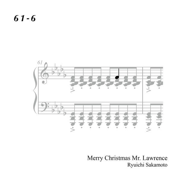 61-6 "Merry Christmas Mr. Lawrence" Ryuichi Sakamoto 坂本 龍一