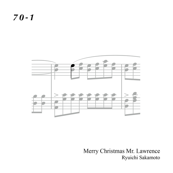 70-1 "Merry Christmas Mr. Lawrence" Ryuichi Sakamoto 坂本 龍一