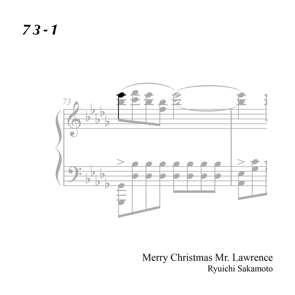 73-1 "Merry Christmas Mr. Lawrence" Ryuichi Sakamoto 坂本 龍一