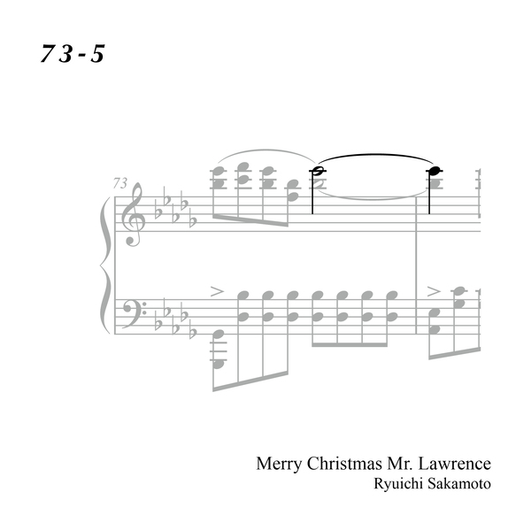 73-5 "Merry Christmas Mr. Lawrence" Ryuichi Sakamoto 坂本 龍一