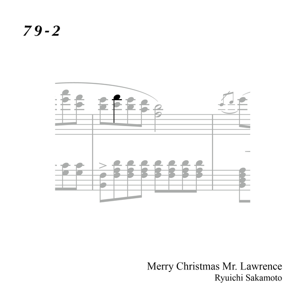 79-2 "Merry Christmas Mr. Lawrence" Ryuichi Sakamoto 坂本 龍一