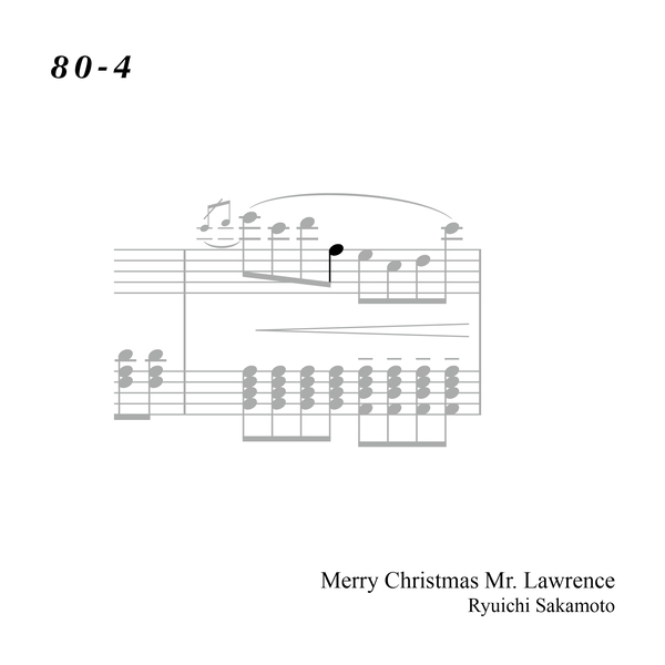 80-4 "Merry Christmas Mr. Lawrence" Ryuichi Sakamoto 坂本 龍一