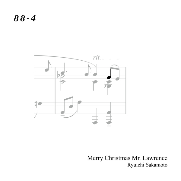 88-4 "Merry Christmas Mr. Lawrence" Ryuichi Sakamoto 坂本 龍一