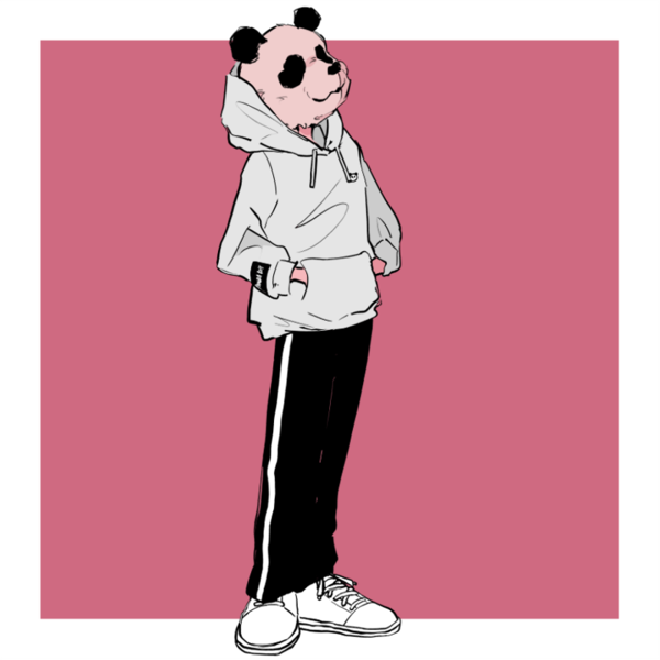 hoodie panda boy