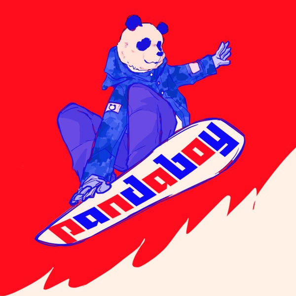 snowboard panda boy