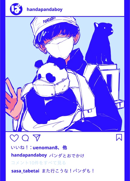 pandastagram in SHIBUYA 01