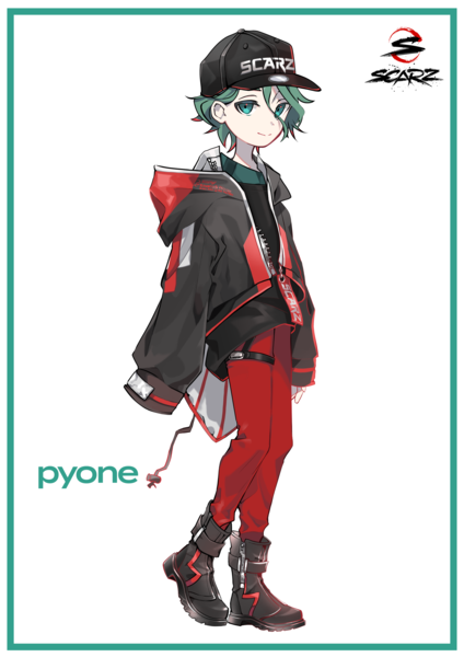 SCARZ pyone キャラクタートレーディングカード #3/5