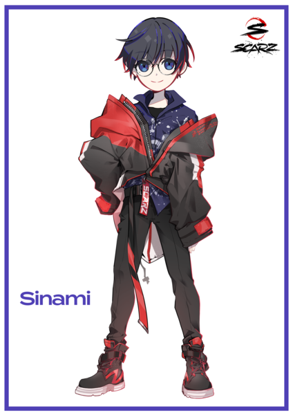 SCARZ Sinami キャラクタートレーディングカード #1/5