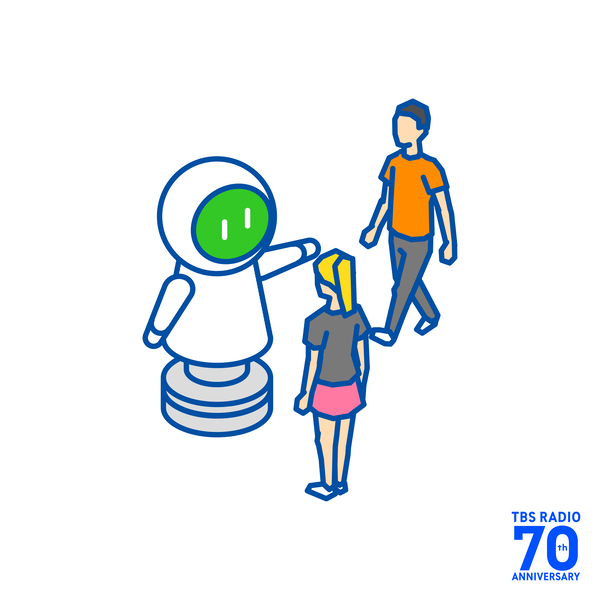 TBSラジオ70周年WEBイラスト「ロボット」