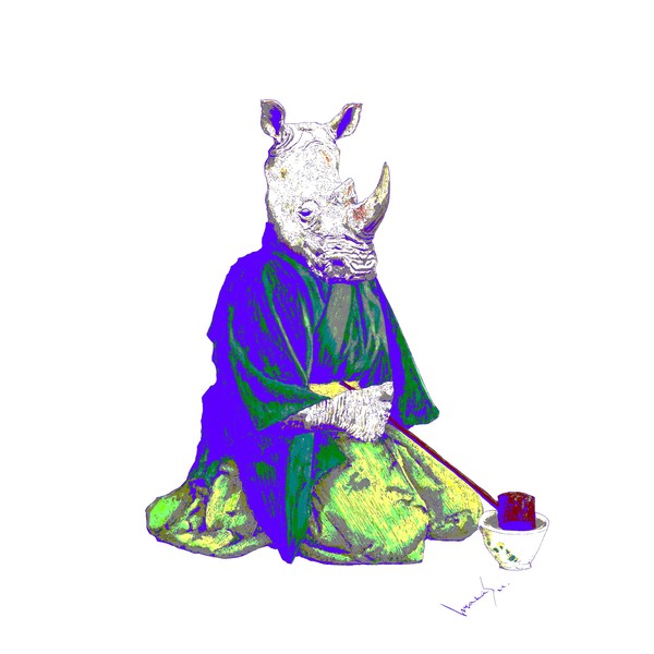 【原画】Archaeopteryx don't know the kimono. 原画】Archaeopteryx don't know the kimono.